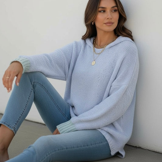 Babyblue Strickpullover