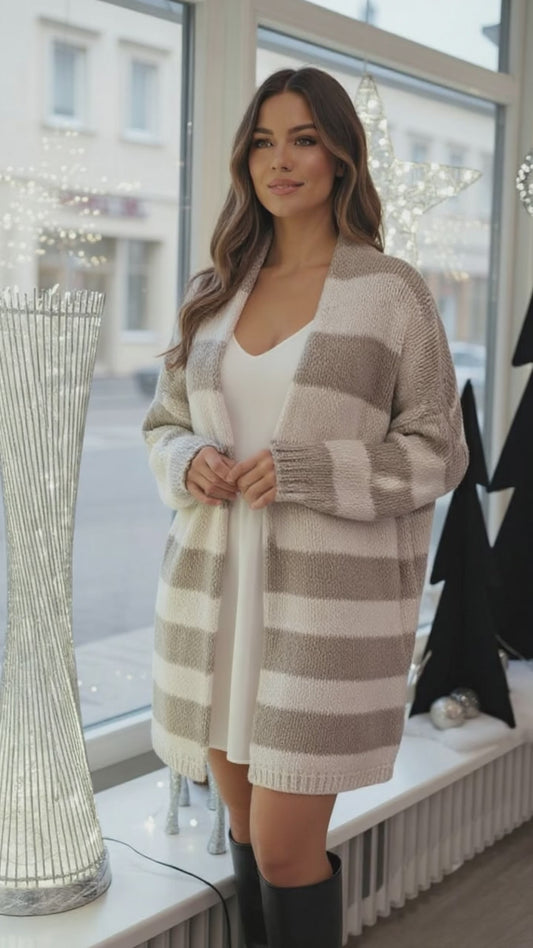Cosy Stripe Dream Cardigan
