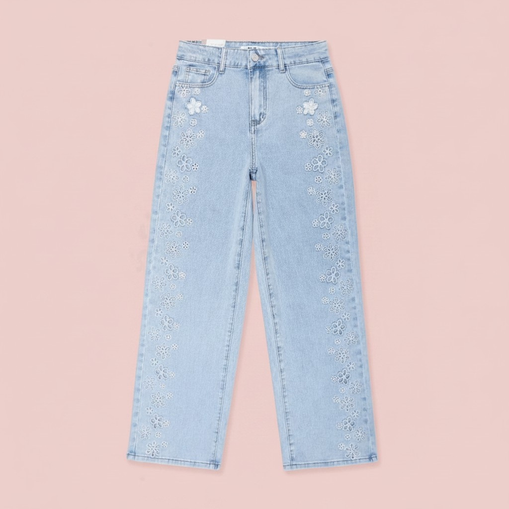 ❥ Bloom Denim Jeans ❥