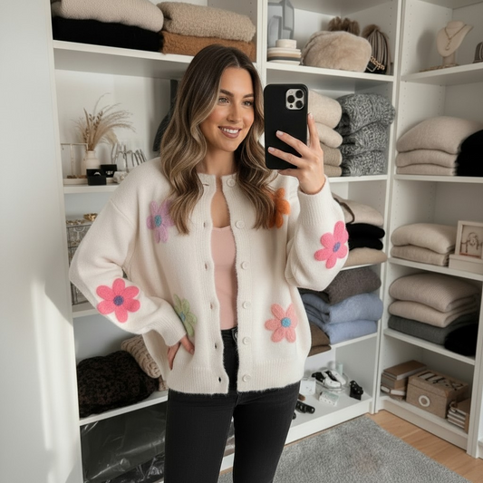 ❥ Flower Soft Cardigan ❥