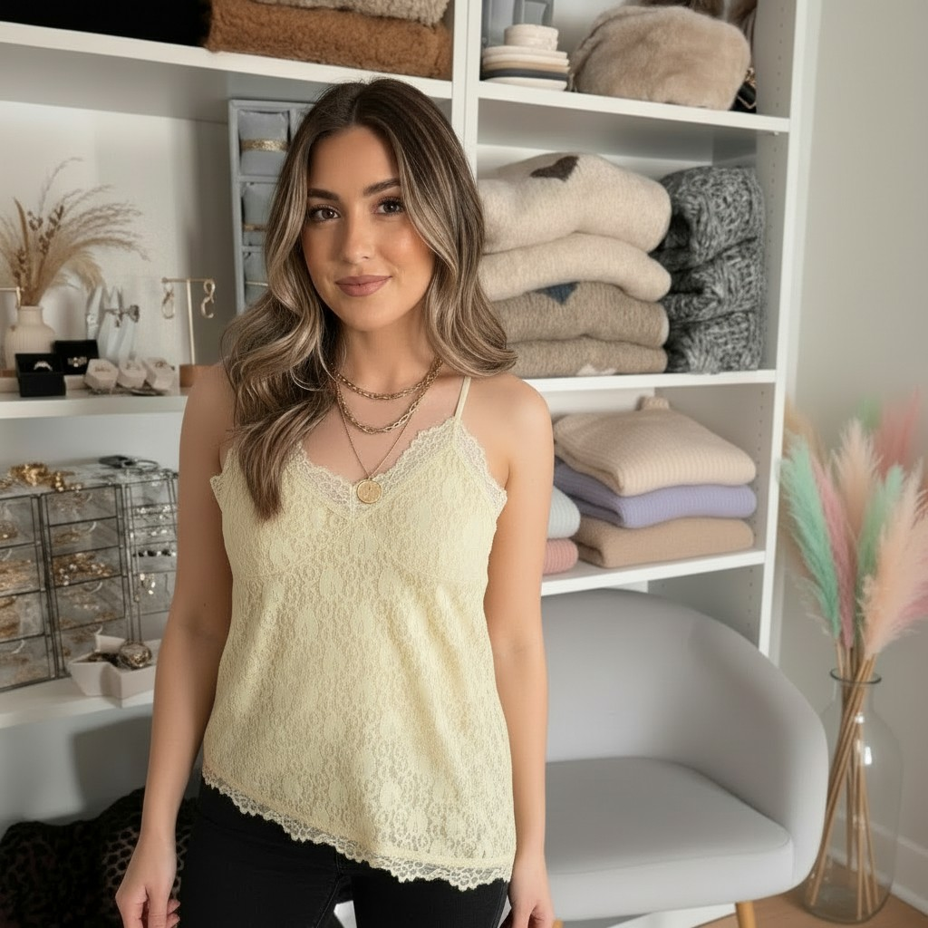 ❥ Soft Lace Top ❥